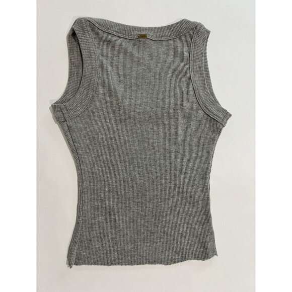 Gooseberry Intimates Les Girls Rib Tank in Grey - Picture 3 of 4